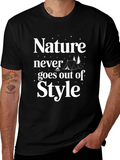 Nature Never Goes Out of Style Camping T-Shirt