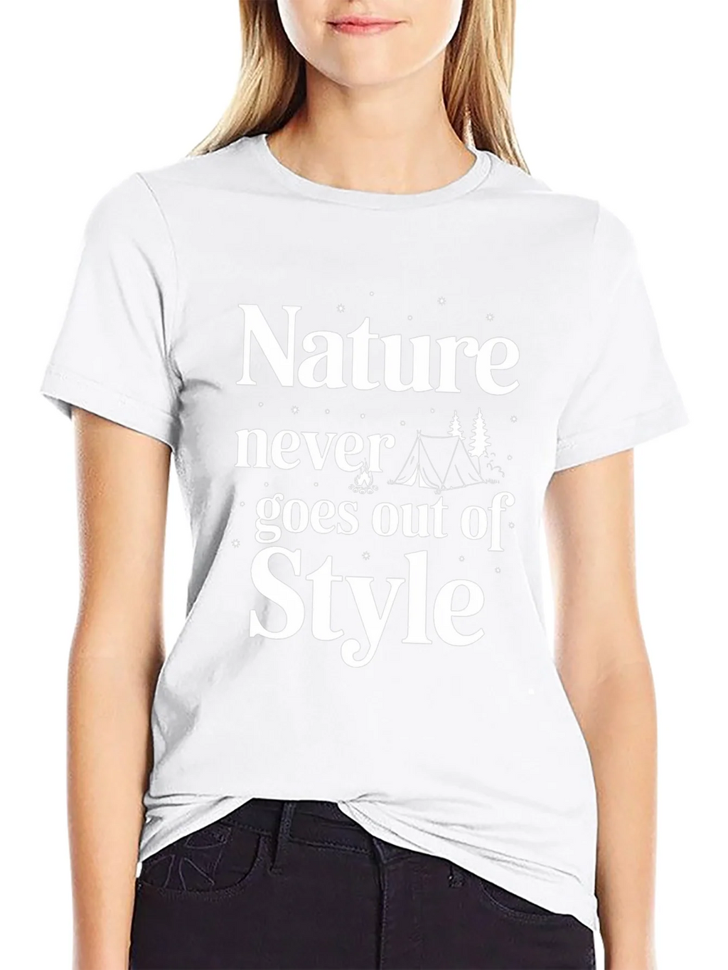 Nature Never Goes Out of Style Camping T-Shirt