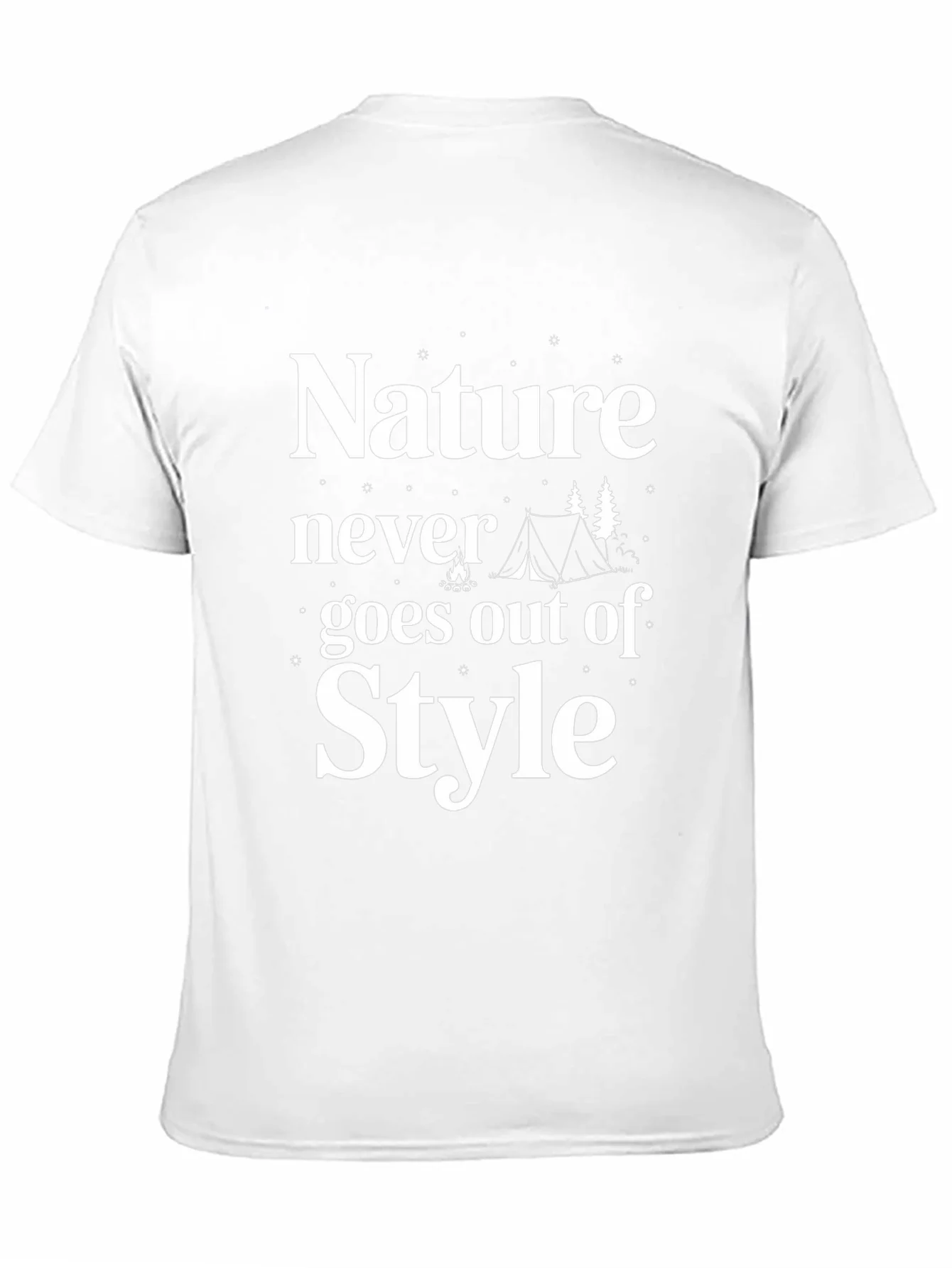 Nature Never Goes Out of Style Camping T-Shirt