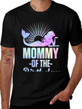 Mommy of the Birthday Mermaid Graphic Tee