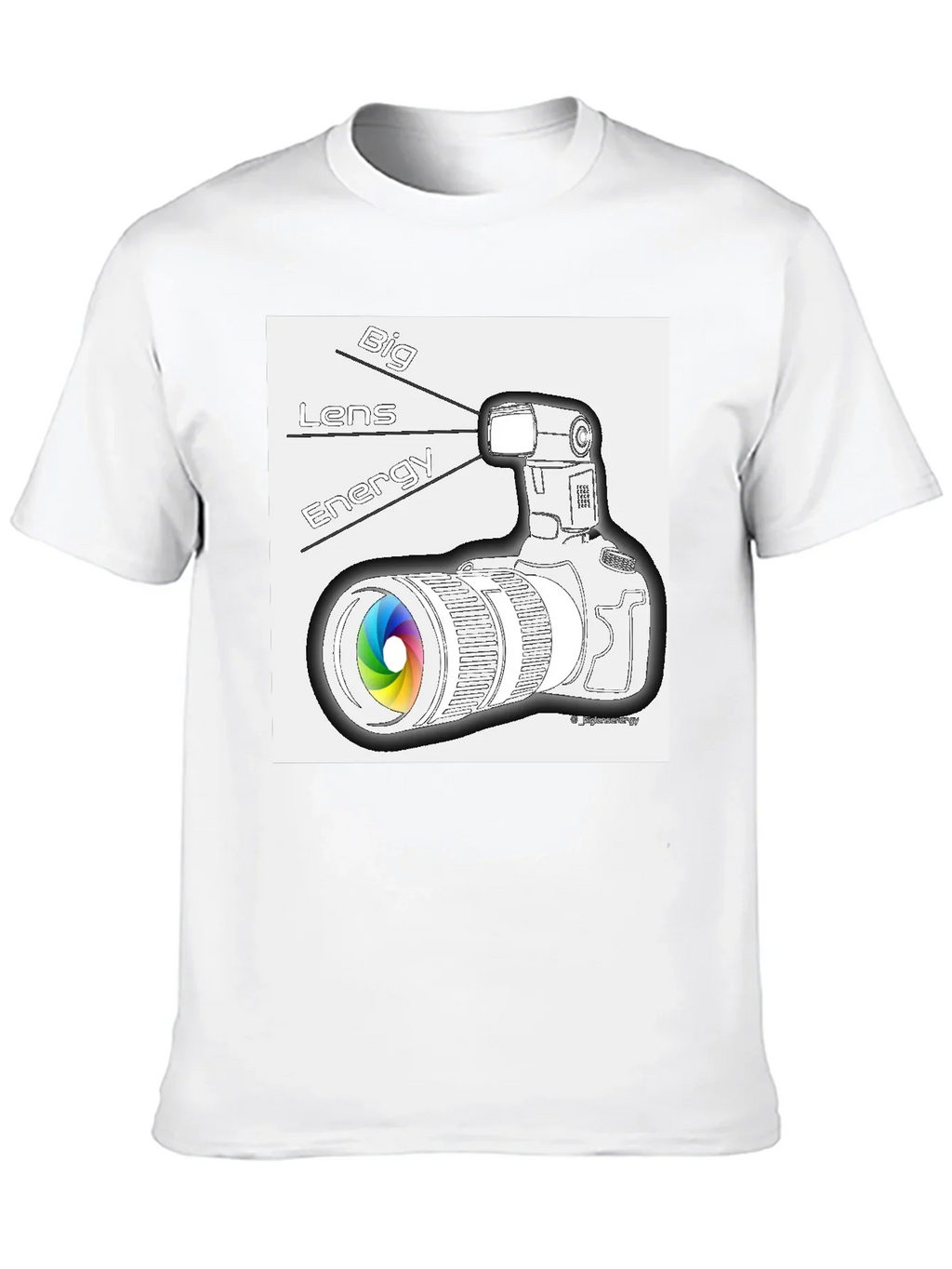 Big Lens Energy Graphic T-Shirt