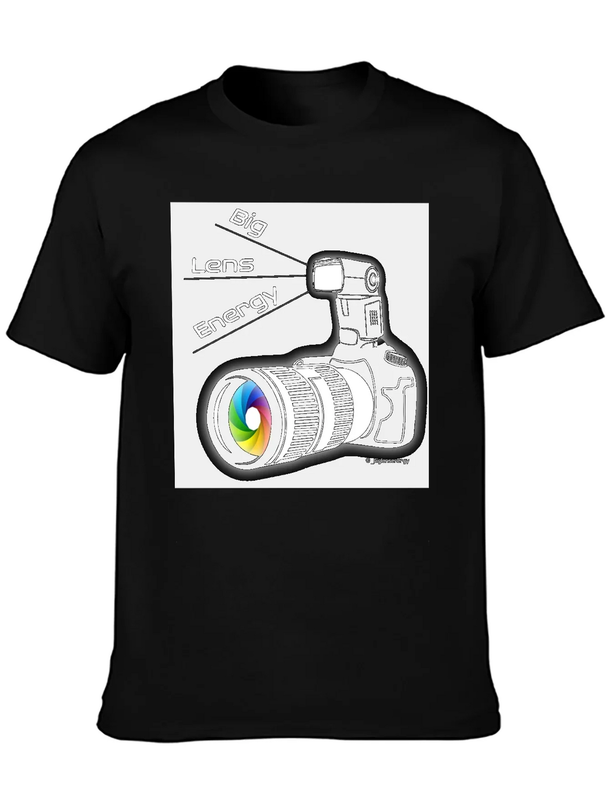 Big Lens Energy Graphic T-Shirt