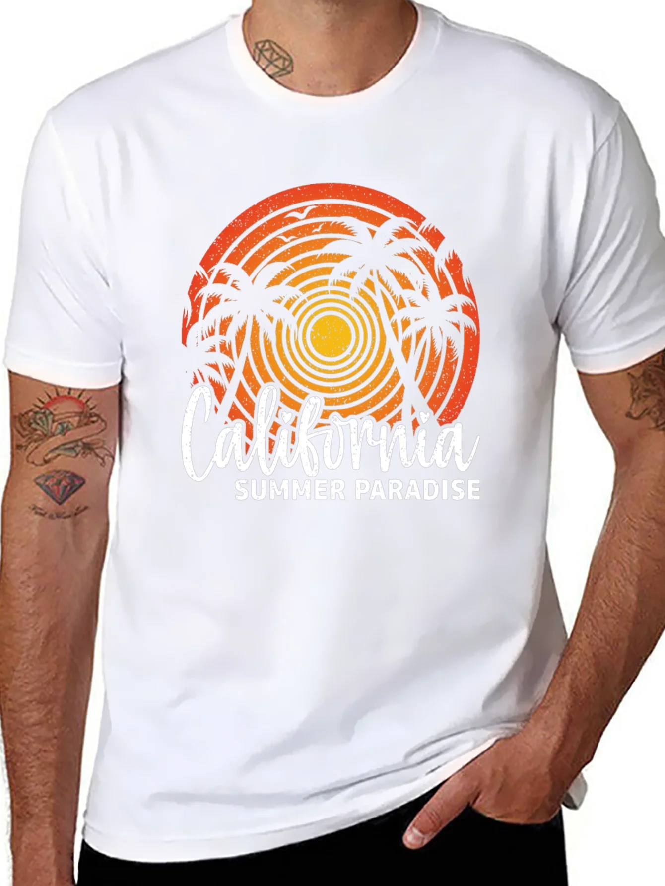 California Summer Paradise Graphic Tee