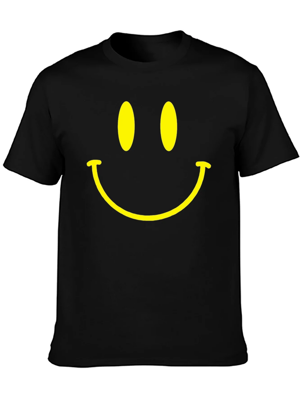 Smiley Face Graphic T-Shirt - Classic Happy Design