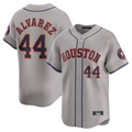 H.Astros #44 Yordan Alvarez Player Gray Road Limited Elite Baseball Jerseys
