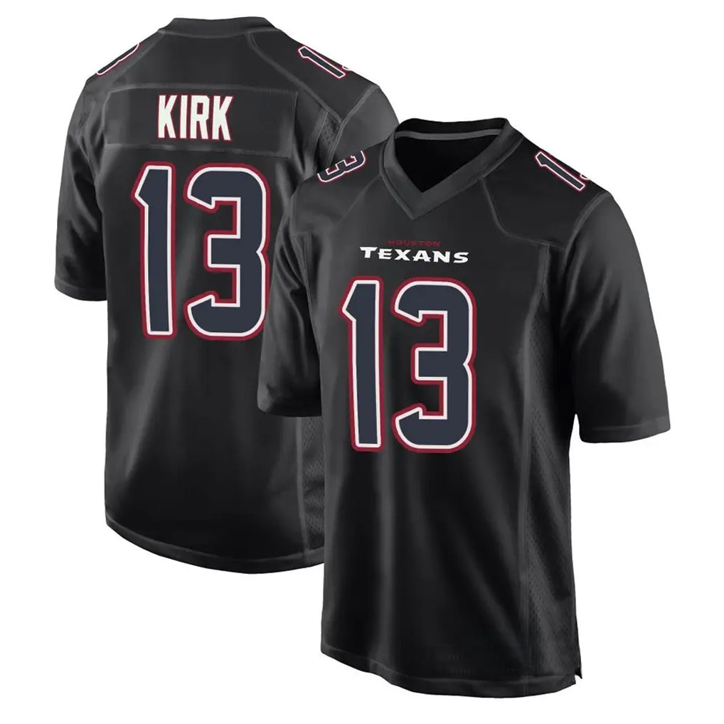 H.Texans #13 Christian Kirk Player Black Fashion Game Football Jerseys