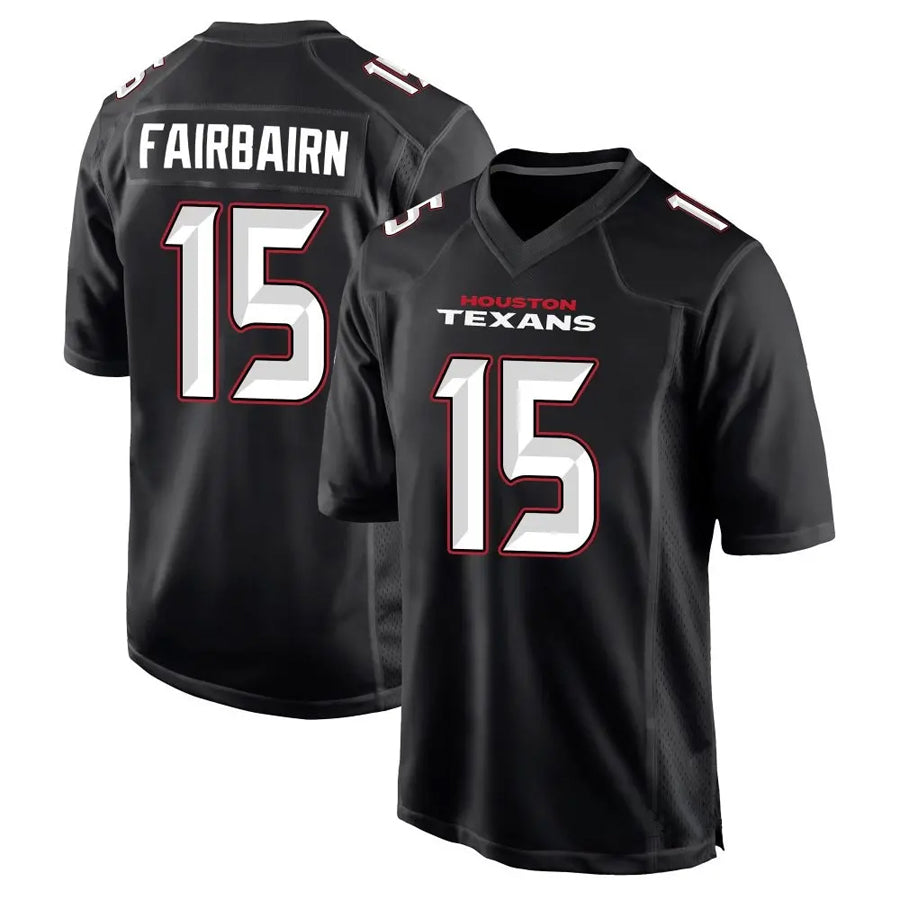 H.Texans #15 Ka'imi Fairbairn Player Carbon Black Fashion Football Jerseys