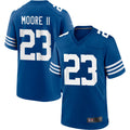 IN.Colts #23 Kenny Moore II Player Blue limited Game Football Jerseys
