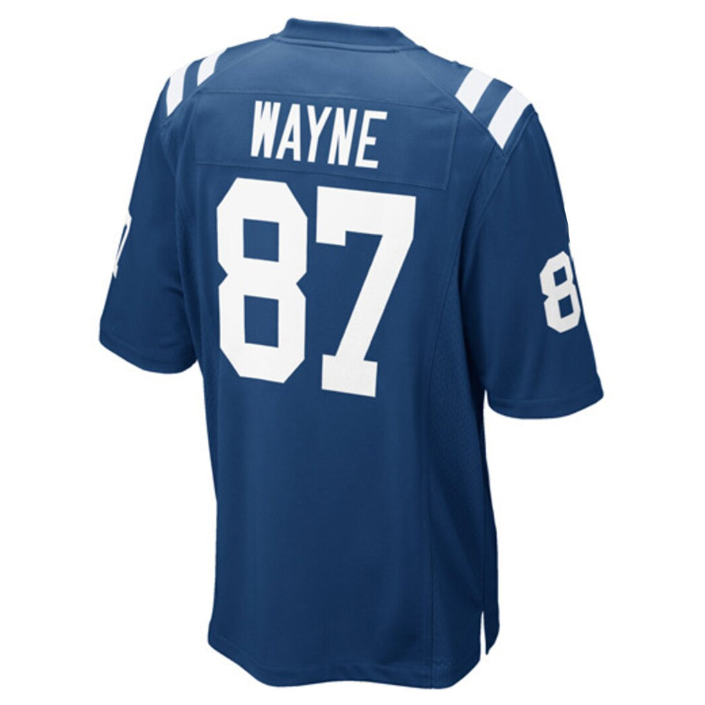 IN.Colts #87 Reggie Wayne Player Royal Game Football Jerseys