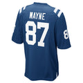IN.Colts #87 Reggie Wayne Player Royal Game Football Jerseys