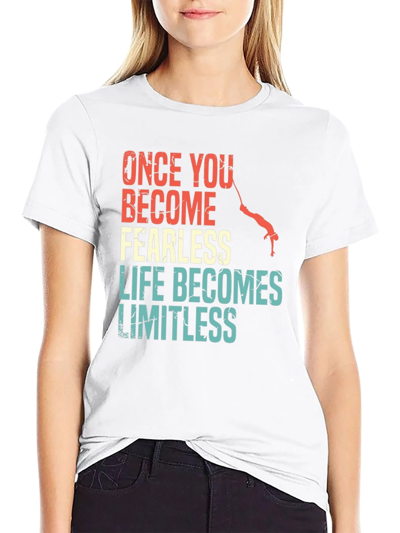 Fearless Limitless Motivational Graphic Tee