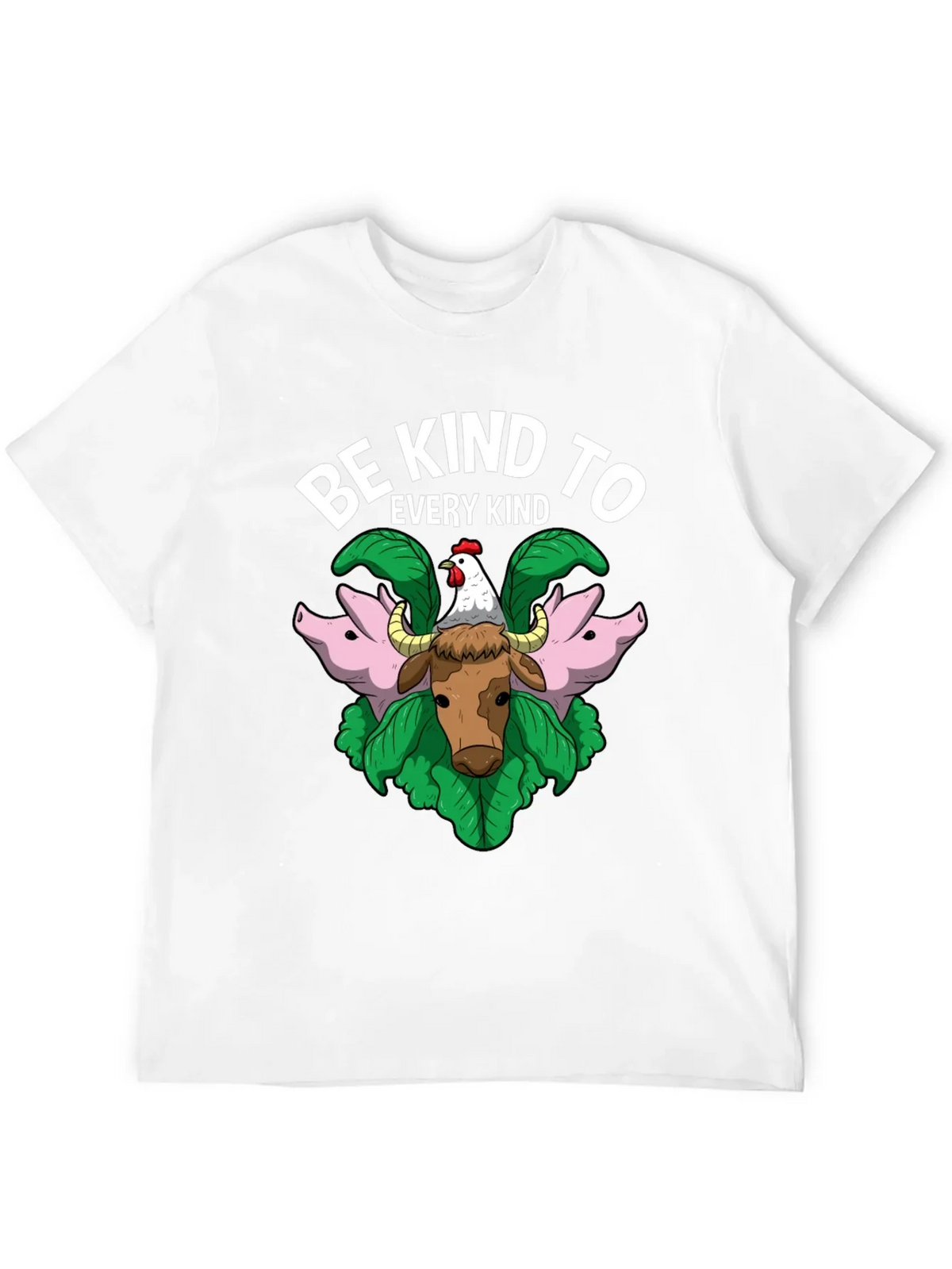 Be Kind to Every Kind Animal Graphic T-Shirt