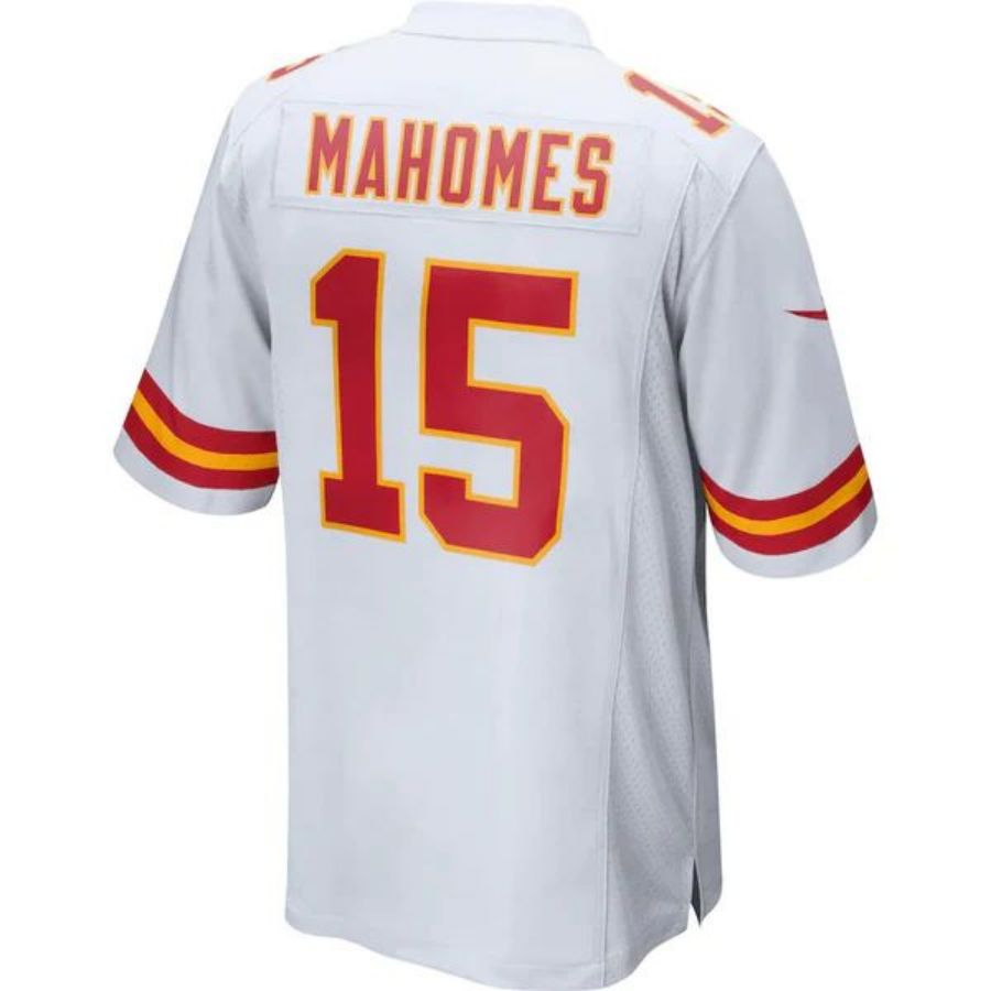 KC.Chiefs #15 Patrick Mahomes Player White Game Jersey Stitched American Football Jerseys
