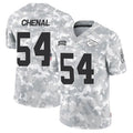 KC.Chiefs #54 Leo Chenal Player Arctic Camo Salute to Service Limited Football Jerseys
