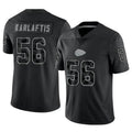 KC.Chiefs #56 George Karlaftis Player Black RFLCTV Limited Football Jerseys