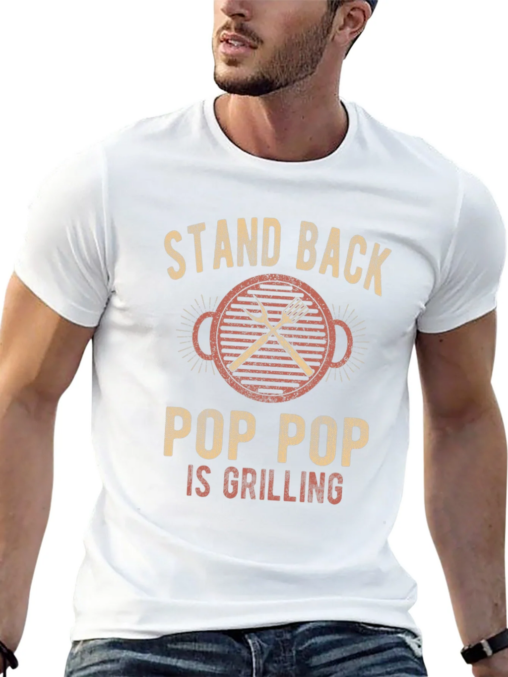 Pop Pop Is Grilling T-Shirt