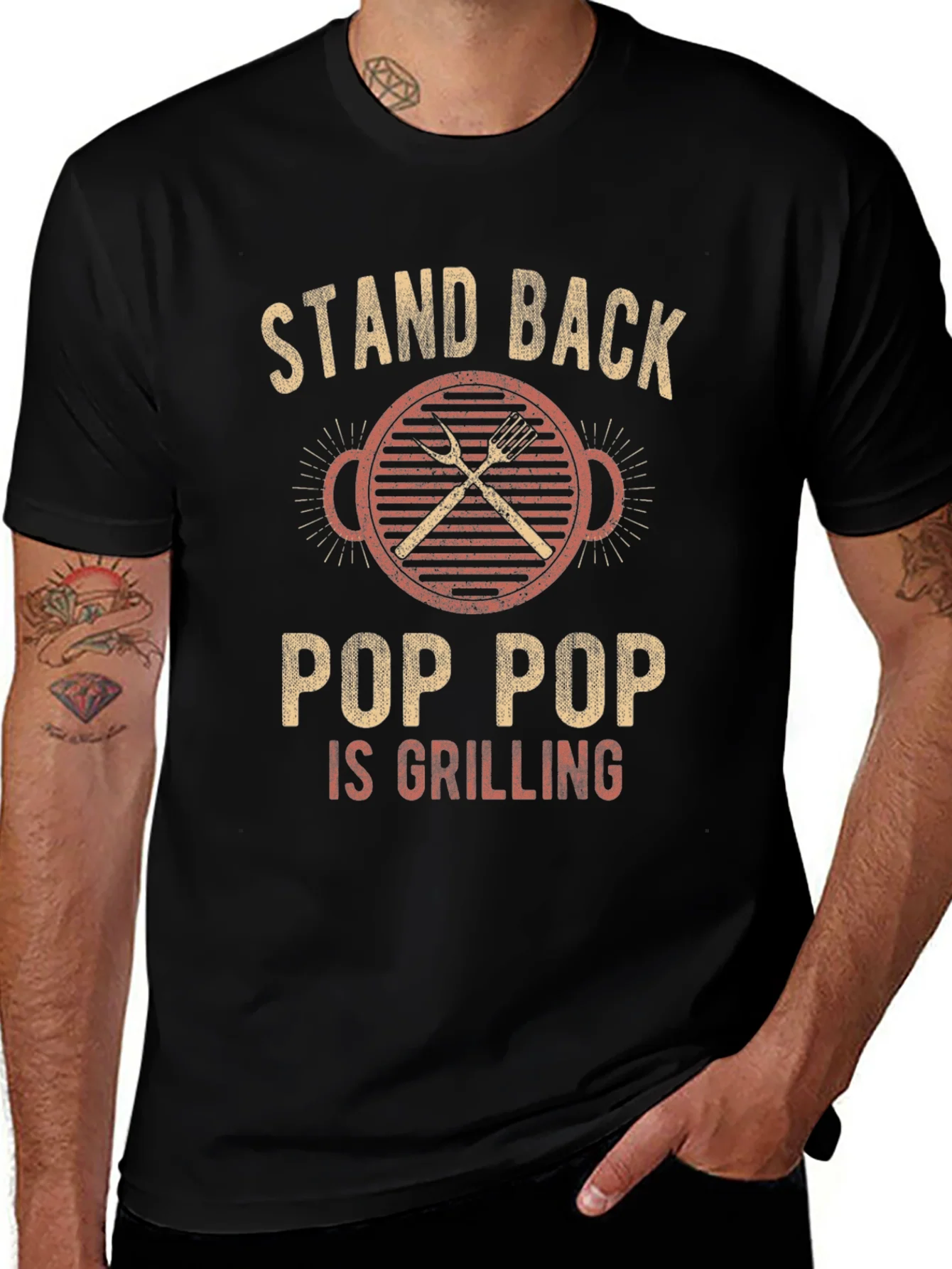 Pop Pop Is Grilling T-Shirt