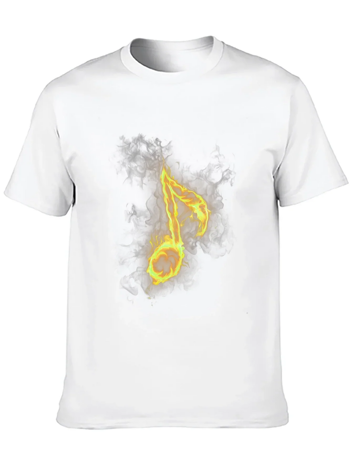 Fiery Note Black T-Shirt