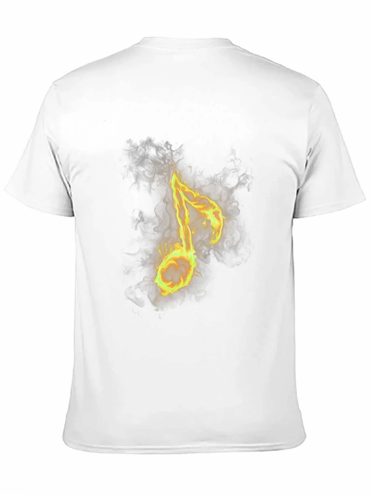 Fiery Note Black T-Shirt