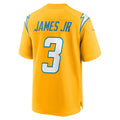 LA.Chargers Derwin James Jr. Player Gold Alternate Game Football Jerseys