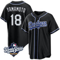 LA.Dodgers #18 Yoshinobu Yamamoto Player 2025 World Series Baseball Jerseys All Stitched
