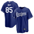 LA.Dodgers #85 Dustin May Player Royal Replica Baseball Jerseys