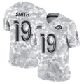 LA.Rams #19 Xavier Smith Player Arctic Camo Salute to Service Limited Football Jerseys