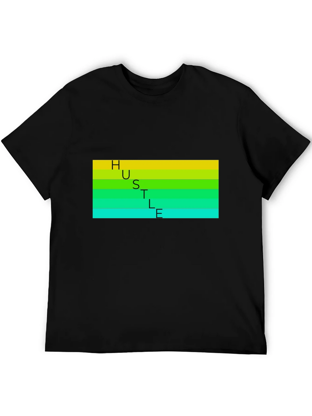 HUSTLE T-Shirt - Black Graphic Tee