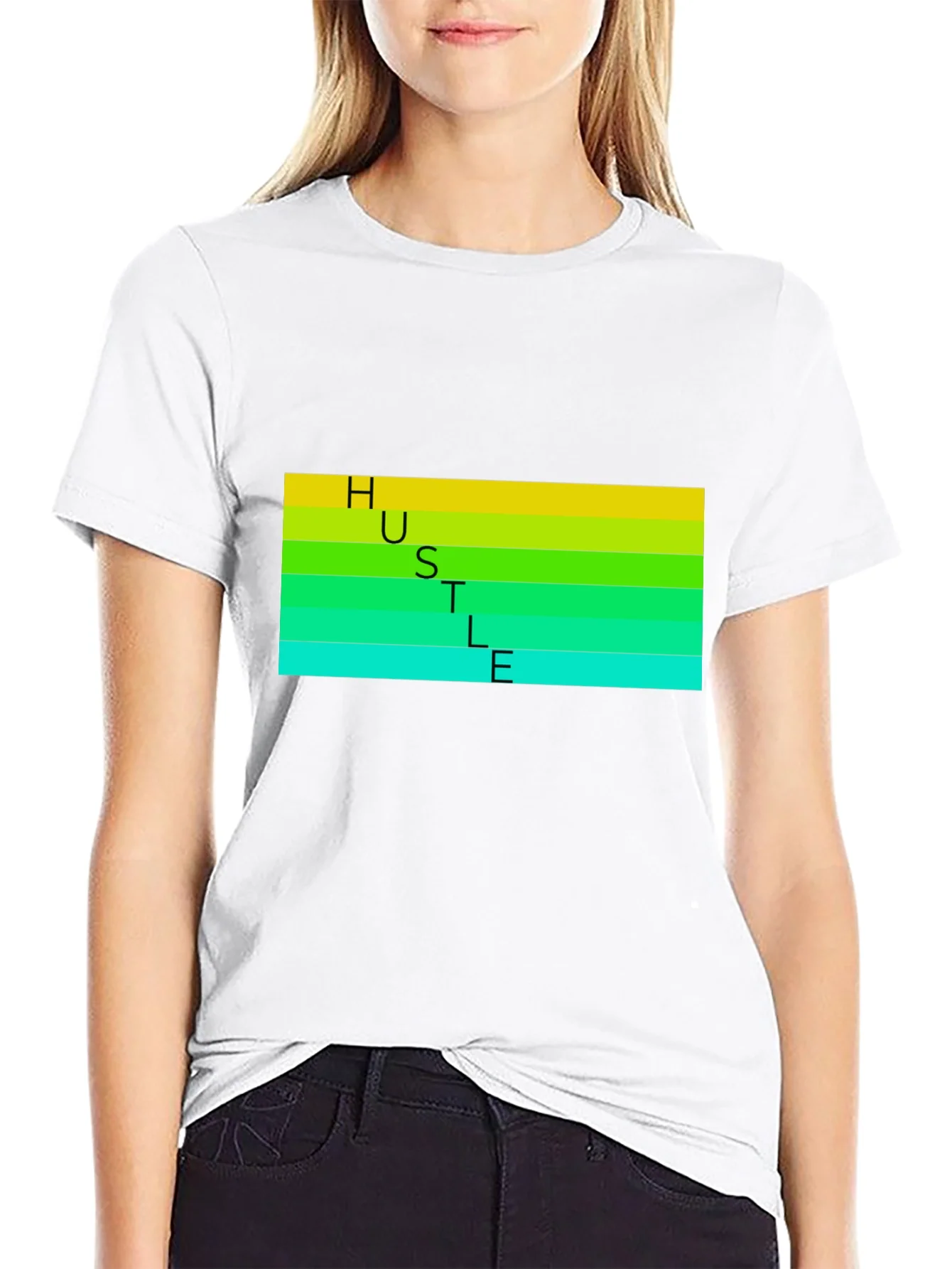 HUSTLE T-Shirt - Black Graphic Tee
