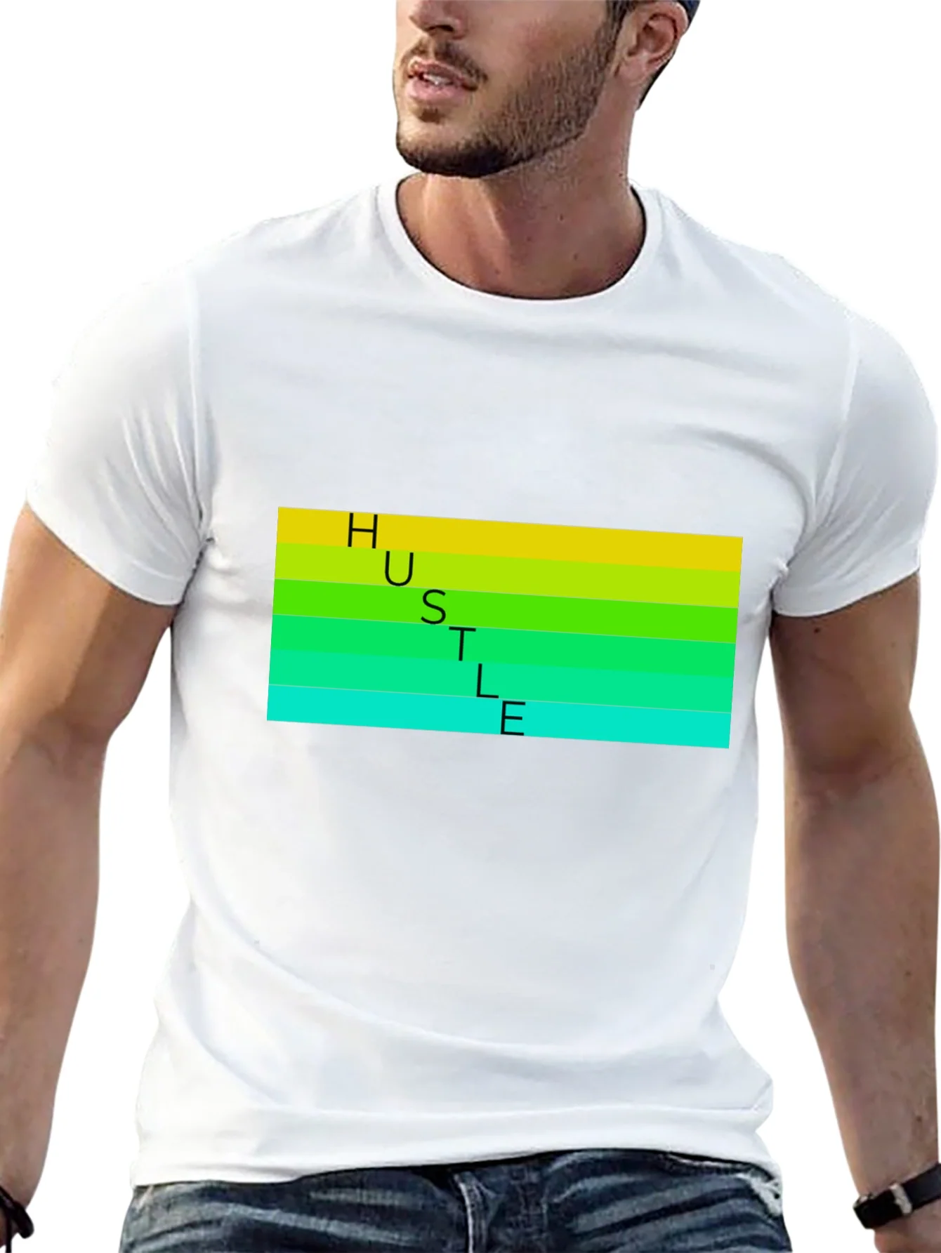 HUSTLE T-Shirt - Black Graphic Tee