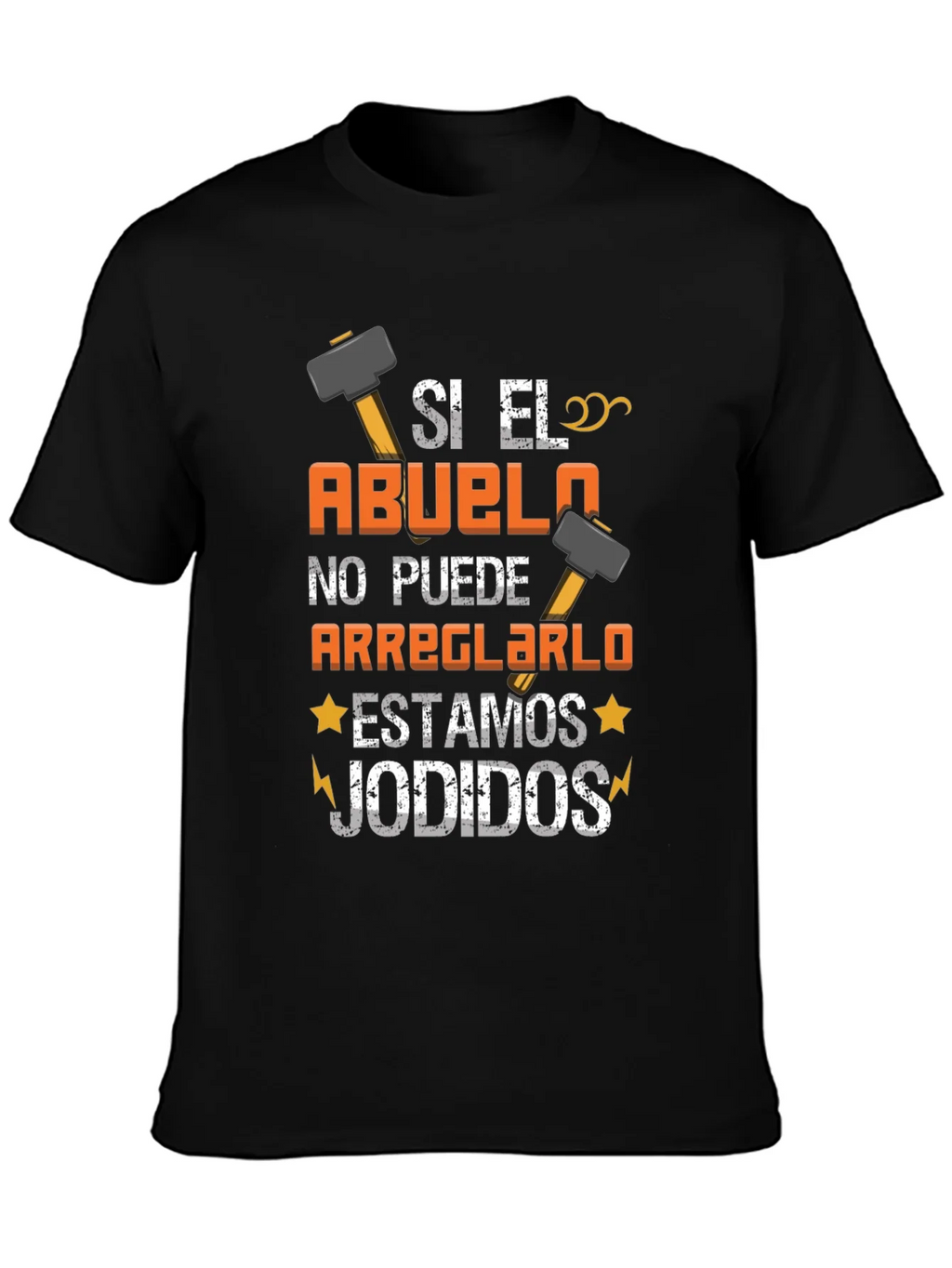 Si El Abuelo T-Shirt: Funny Grandpa Fix-It Tee