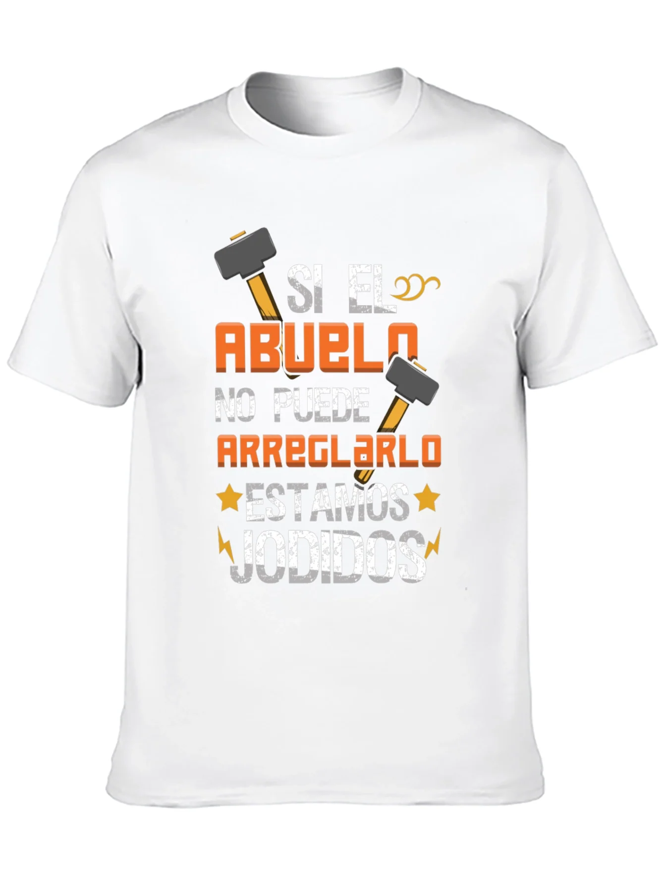 Si El Abuelo T-Shirt: Funny Grandpa Fix-It Tee