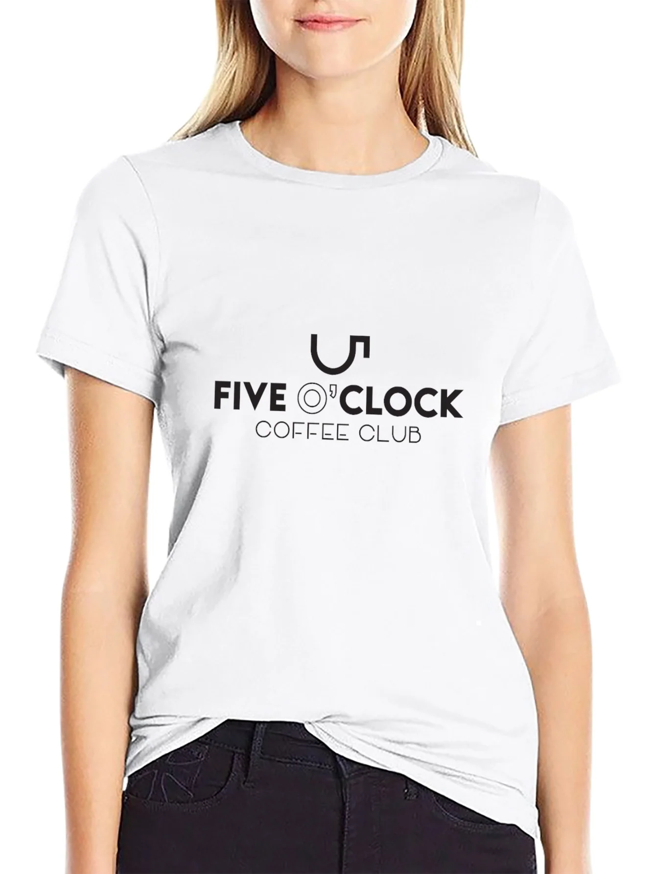 Five OClock Coffee Club Black T-Shirt