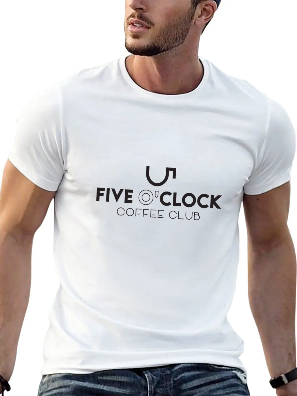 Five OClock Coffee Club Black T-Shirt
