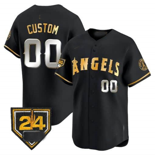 Custom LA.Angels Spring Training Patch Vapor Premier Limited Baseball Jerseys