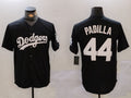 LA.Dodgers #44 Vicente Padilla Black Player Game Jersey Cool Base Stitched Baseball Jerseys