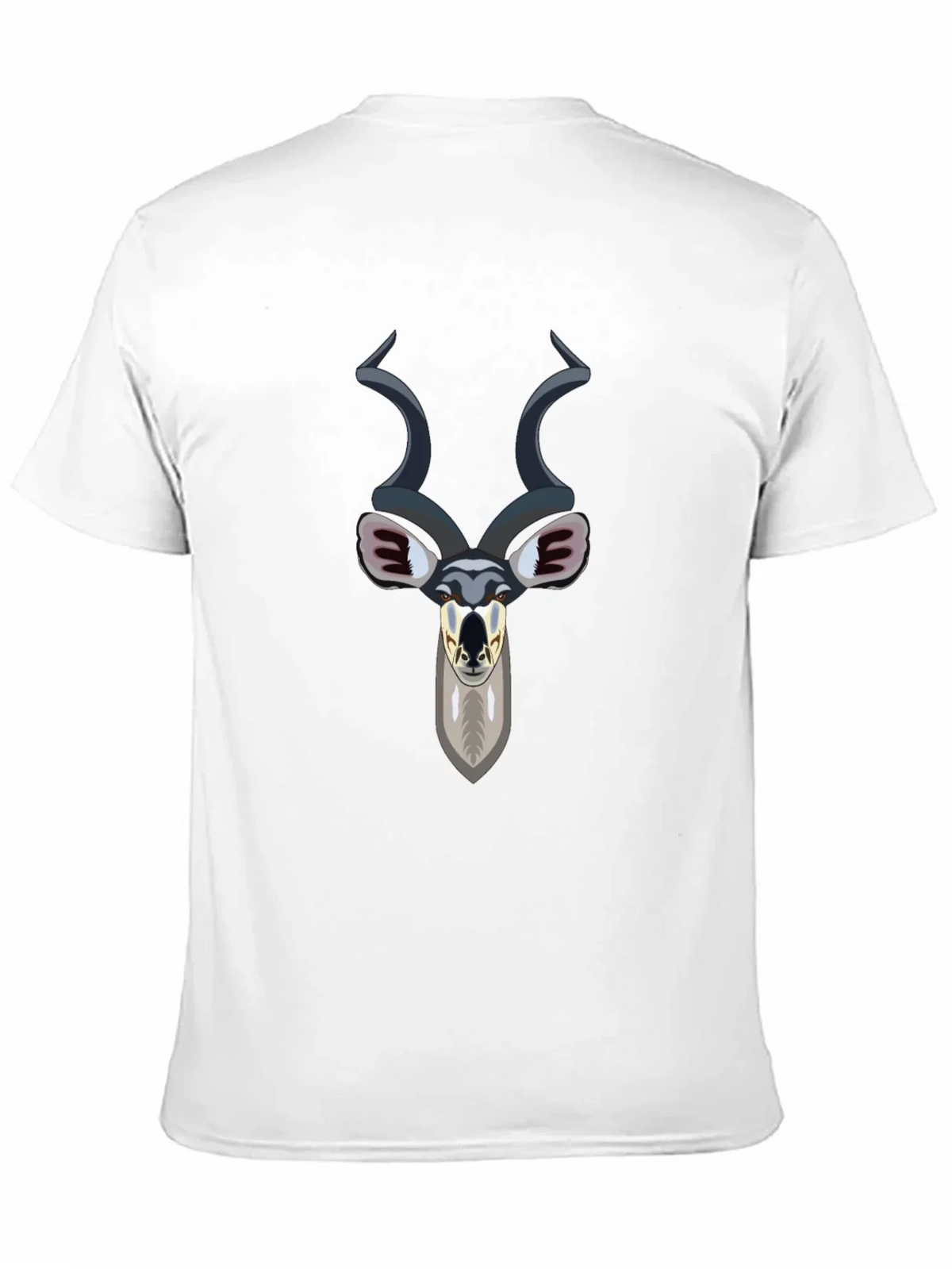 Kudu Head Graphic Tee - Black