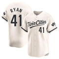 M.Twins #41 Joe Ryan Player Cream Home Replica Baseball Jerseys