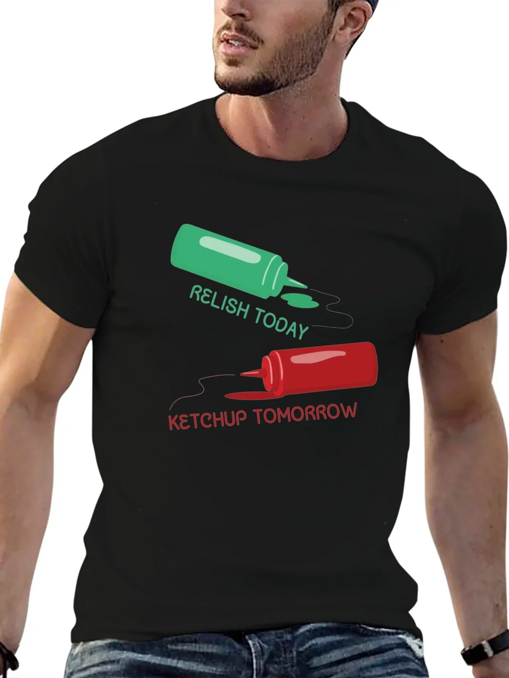 Relish Today Ketchup Tomorrow Graphic Tee