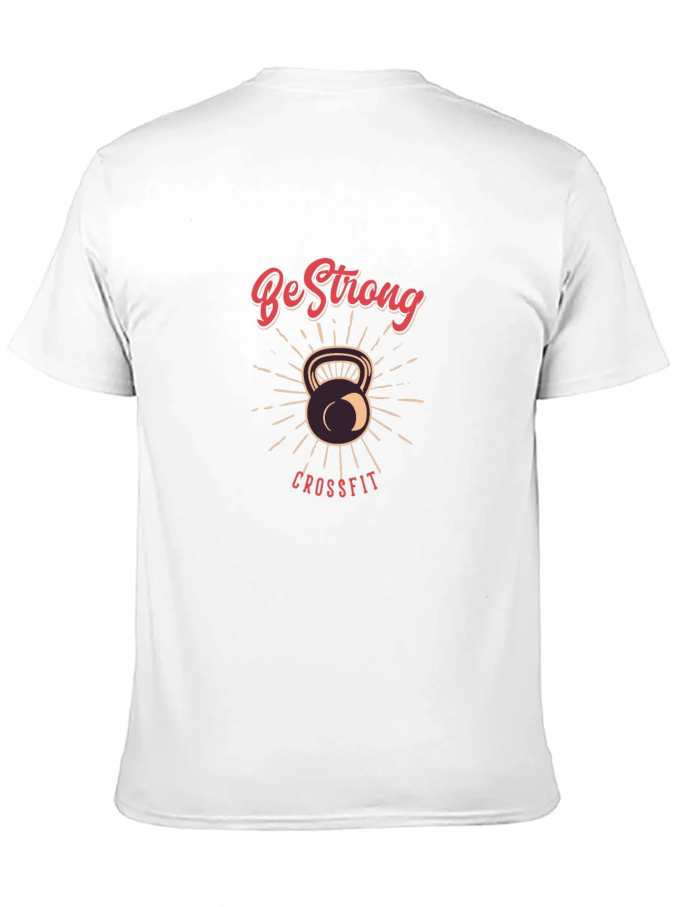 Be Strong CrossFit T-Shirt - Kettlebell Design