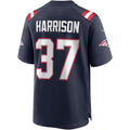 NE.Patriots #37 Rodney Harrison Player Navy Home Game Football Jerseys