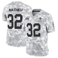 NO.Saints #32 Tyrann Mathieu Player Arctic Camo Salute to Service Limited Football Jerseys