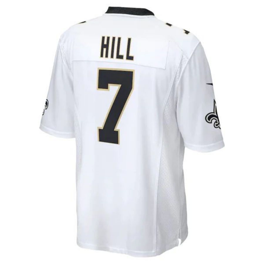 #7 Taysom Hill Player NO.Saints White Game Football Jerseys