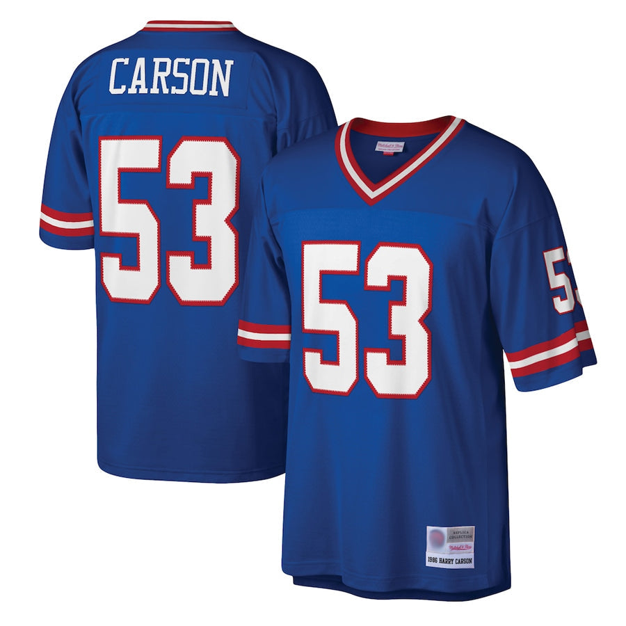 NY.Giants #53 Harry Carson Player  Royal Legacy Football Jerseys