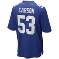NY.Giants #53 Harry Carson Player Royal Game Football Jerseys