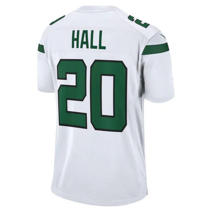 NY.Jets #20 Breece Hall Player White Game Football Jerseys