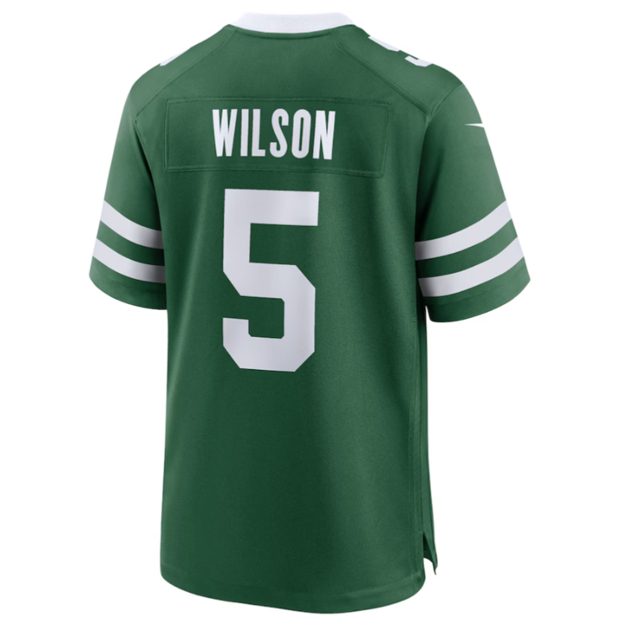 #5 Garrett Wilson Player NY.Jets Green Game Football Jerseys