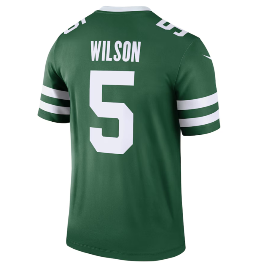 #5 Garrett Wilson Player NY.Jets White Alternate Legend Football Jerseys