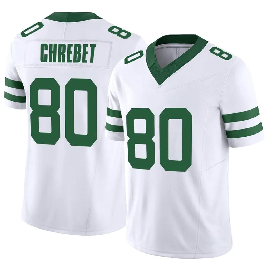 NY.Jets #80 Wayne Chrebet Player White Vapor F.U.S.E. Limited Football Jerseys
