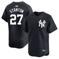 NY.Yankees #27 Giancarlo Stanton Black Home Limited Baseball Jerseys